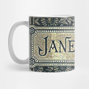 Jane Eyre Old Book Cover Design Mug